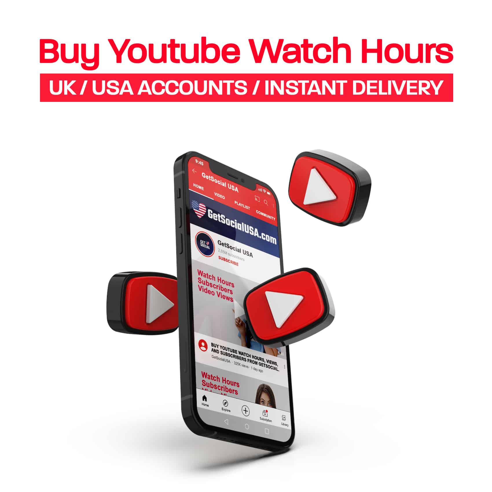 Buy YouTube Watch Hours Buy YouTube Watch Hours USA